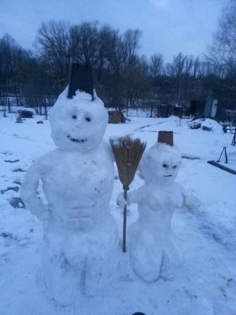 В соцмережах українські сніговики виходять на кавалькаду - фото 3